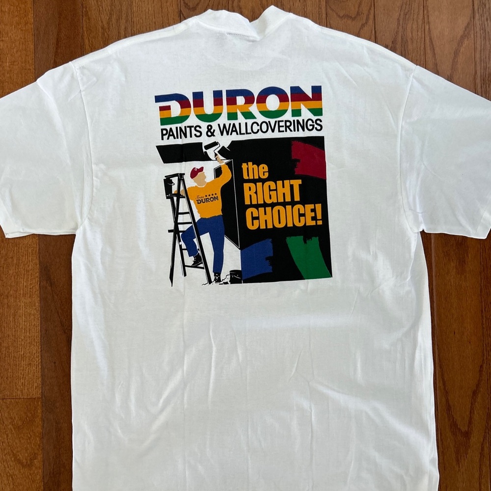 Vintage t-shirt Duron Paint 2XL Rare Promo shirt New old stock